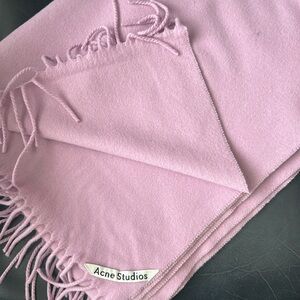 Acne Studios Large Fringe Wool Scarf